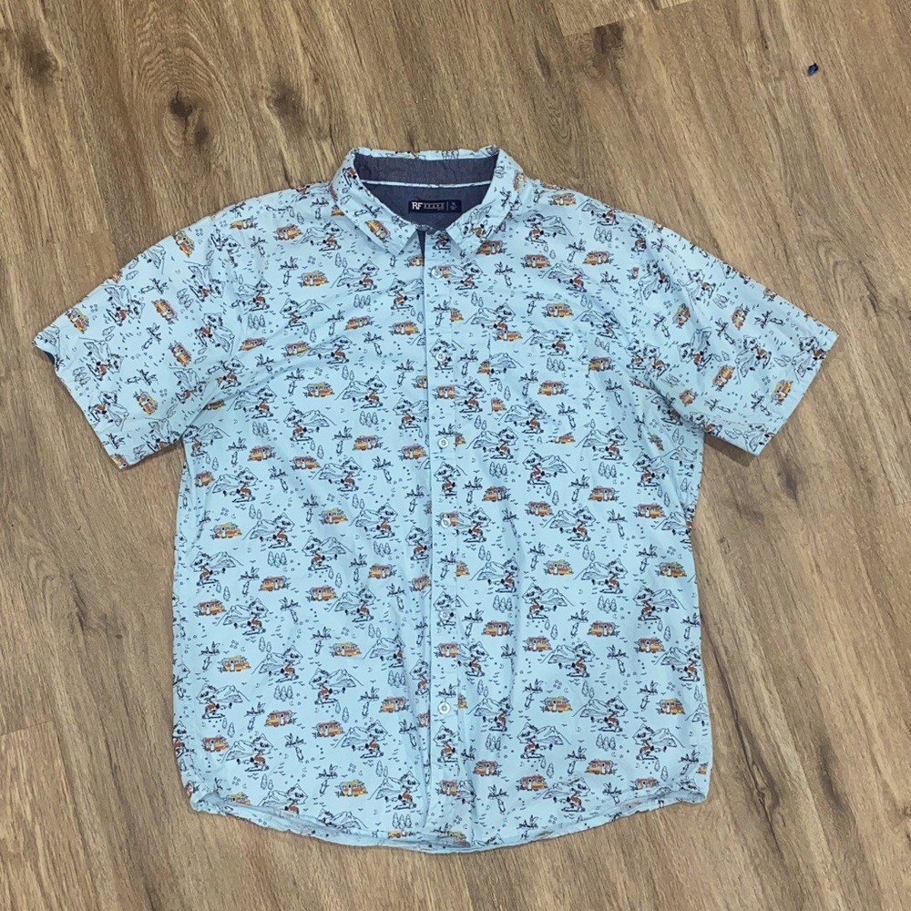 RF brand short sleeve button down